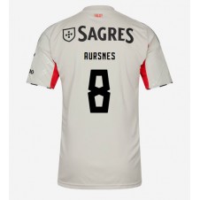Benfica Fredrik Aursnes #8 Bortedrakt 2025-26 Kortermet